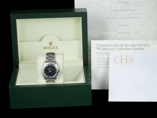 Rolex Oyster Perpetual 31 Nero Oyster Royal Black Onyx Dial  Watch  67480